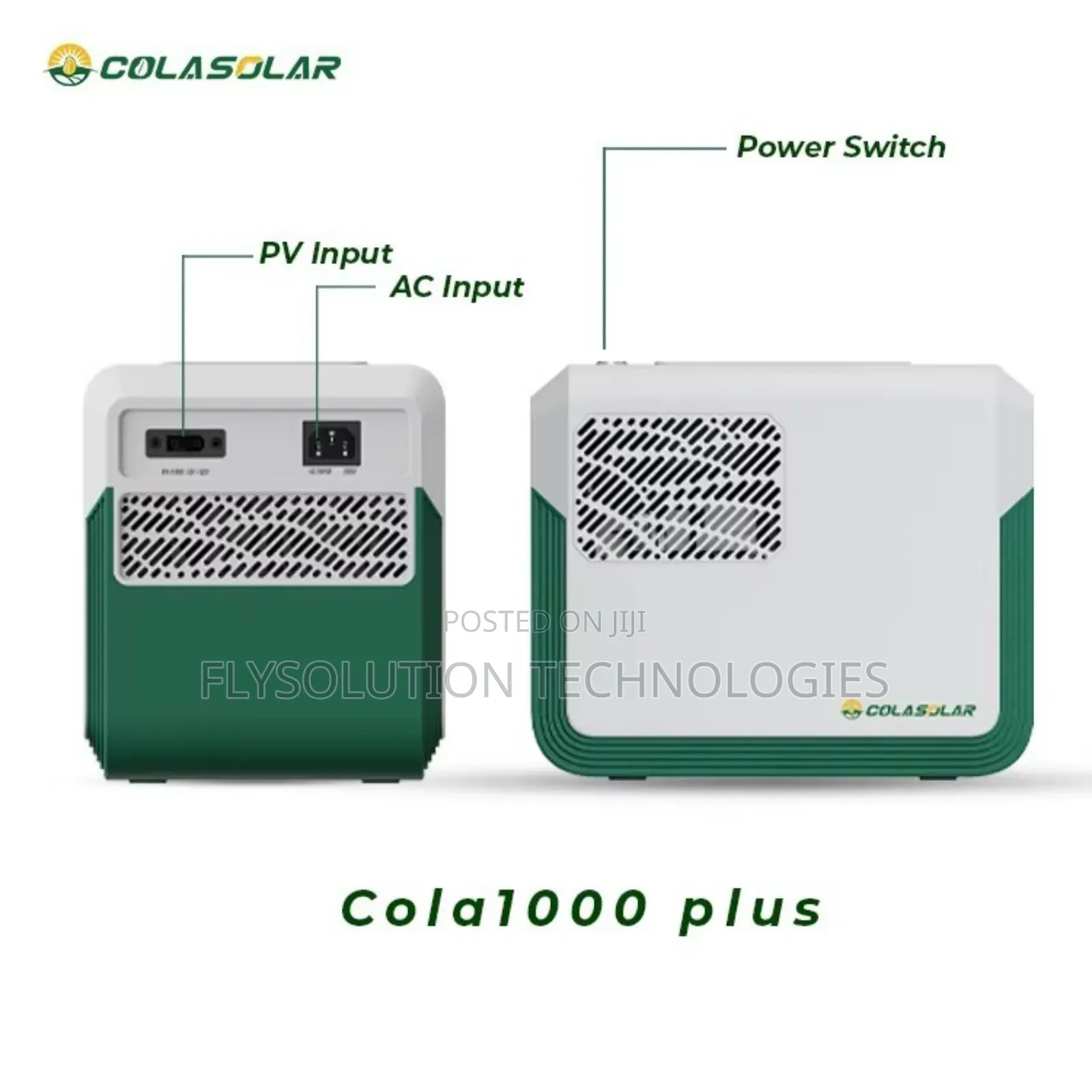 Cola 1000 Pro Solar Generator 300w 1kwh Lithium Ion Battery