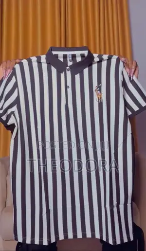 Men’S Stripped Polo Shirt