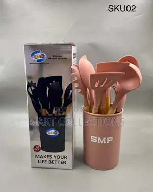 12pcs Premium Silicone Cooking Utensils Set – Heat Resistant