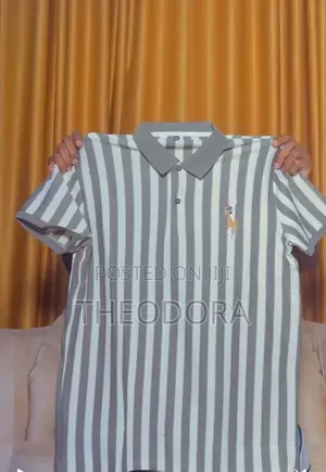 Men’S Stripped Polo Shirt