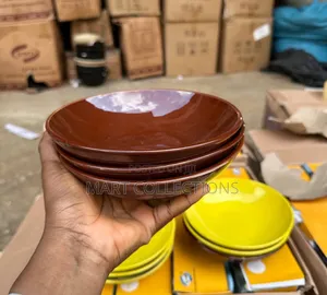 Ceramic Flat Bowl Set (3pcs) – Deep Durable Kitchen Bowls