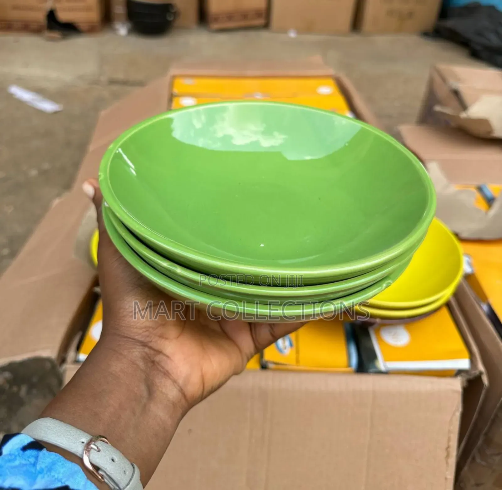 Ceramic Flat Bowl Set (3pcs) – Deep Durable Kitchen Bowls