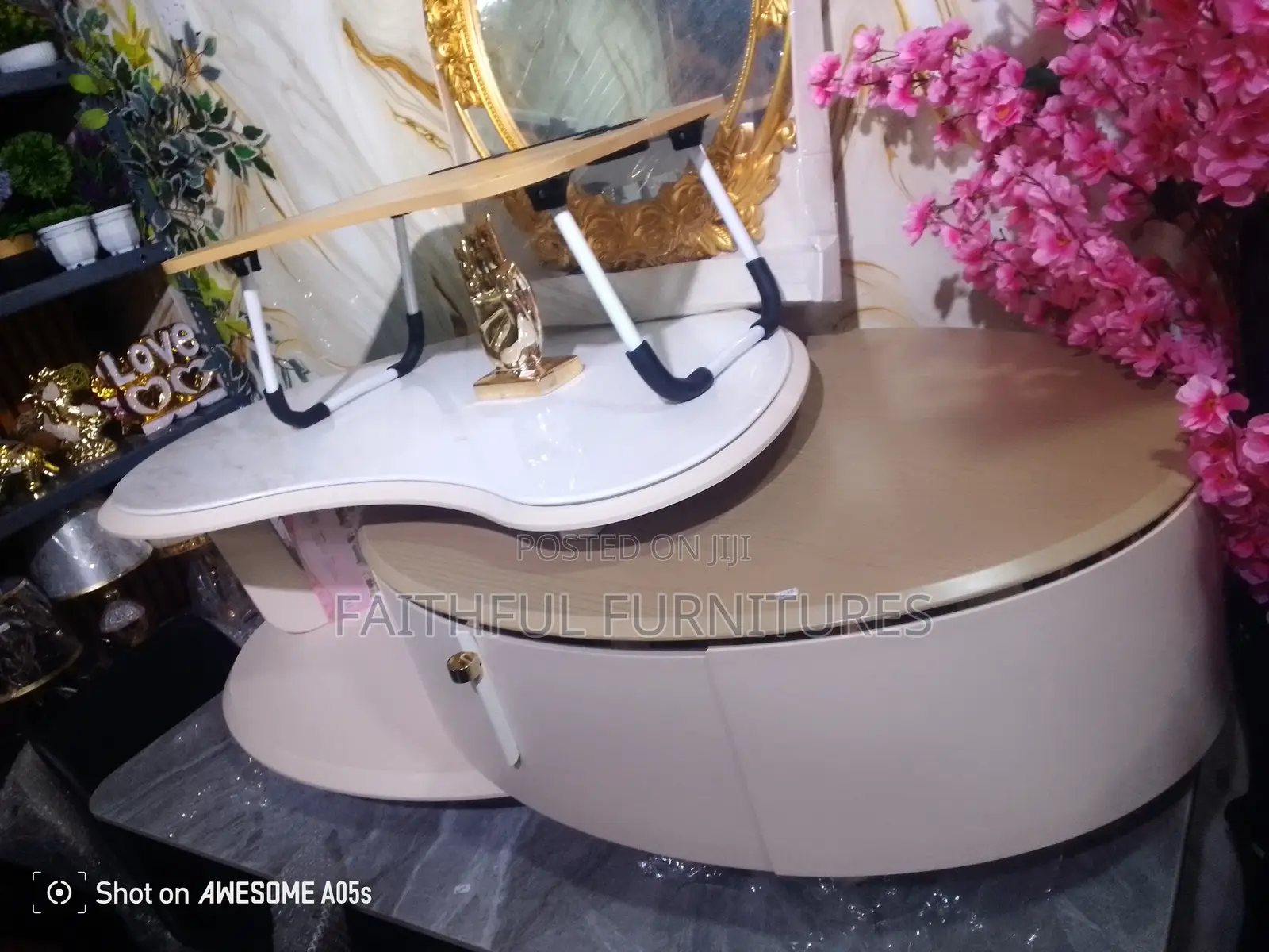 Center Table With Side Stool