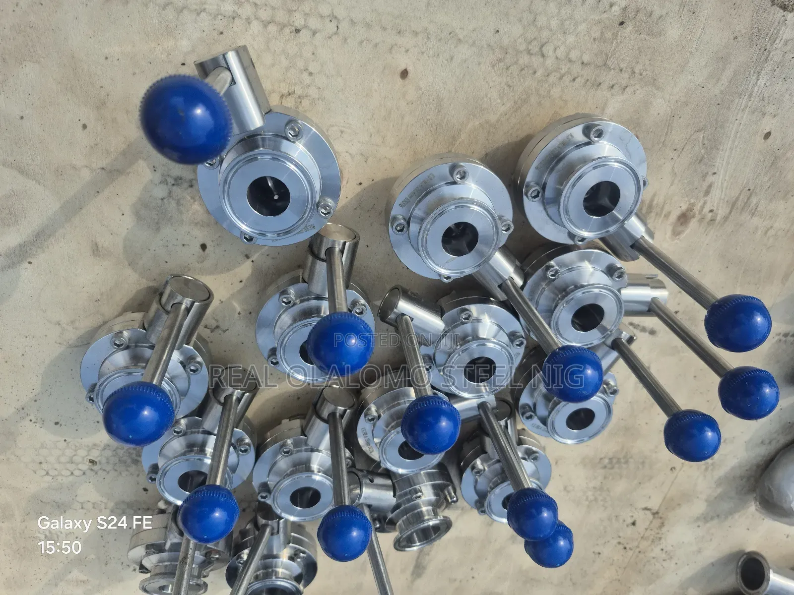 Dn 25 T C Butterfly Valve Ferrules