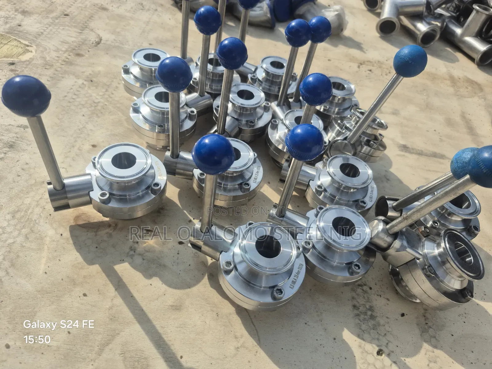 Dn 25 T C Butterfly Valve Ferrules