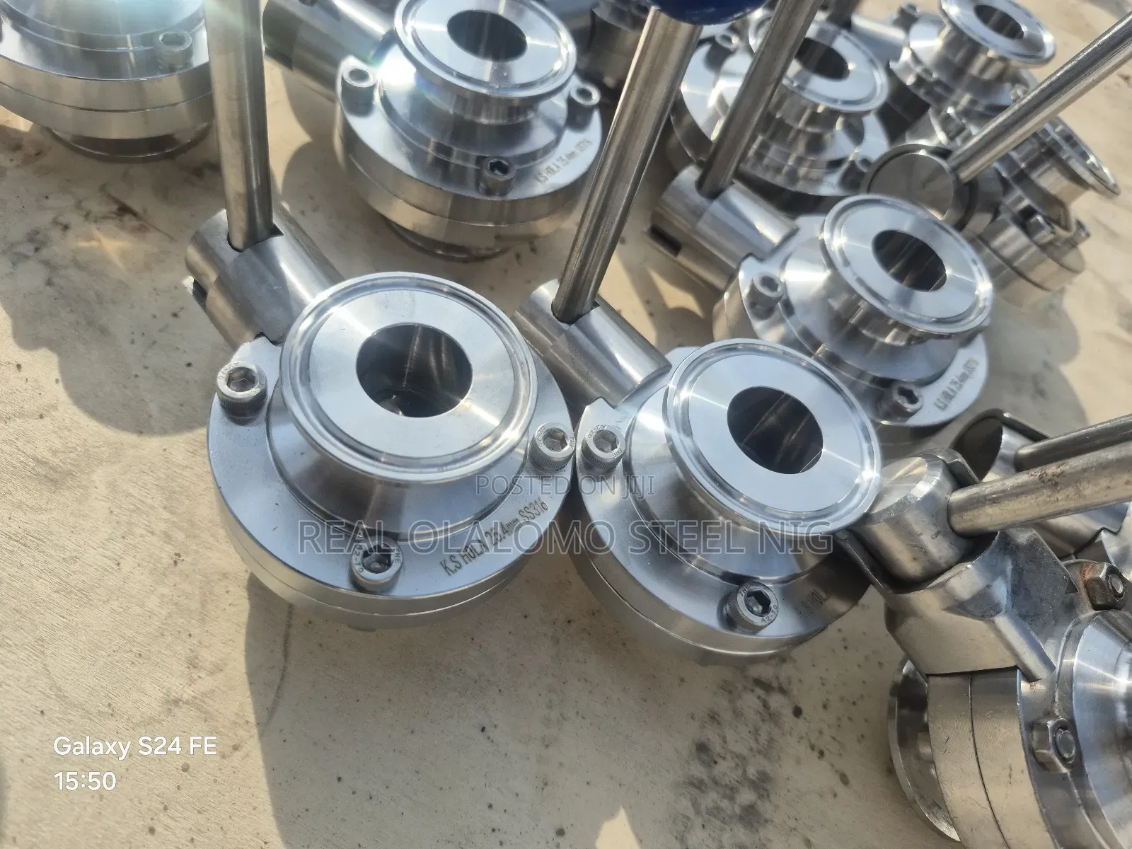 Dn 25 T C Butterfly Valve Ferrules