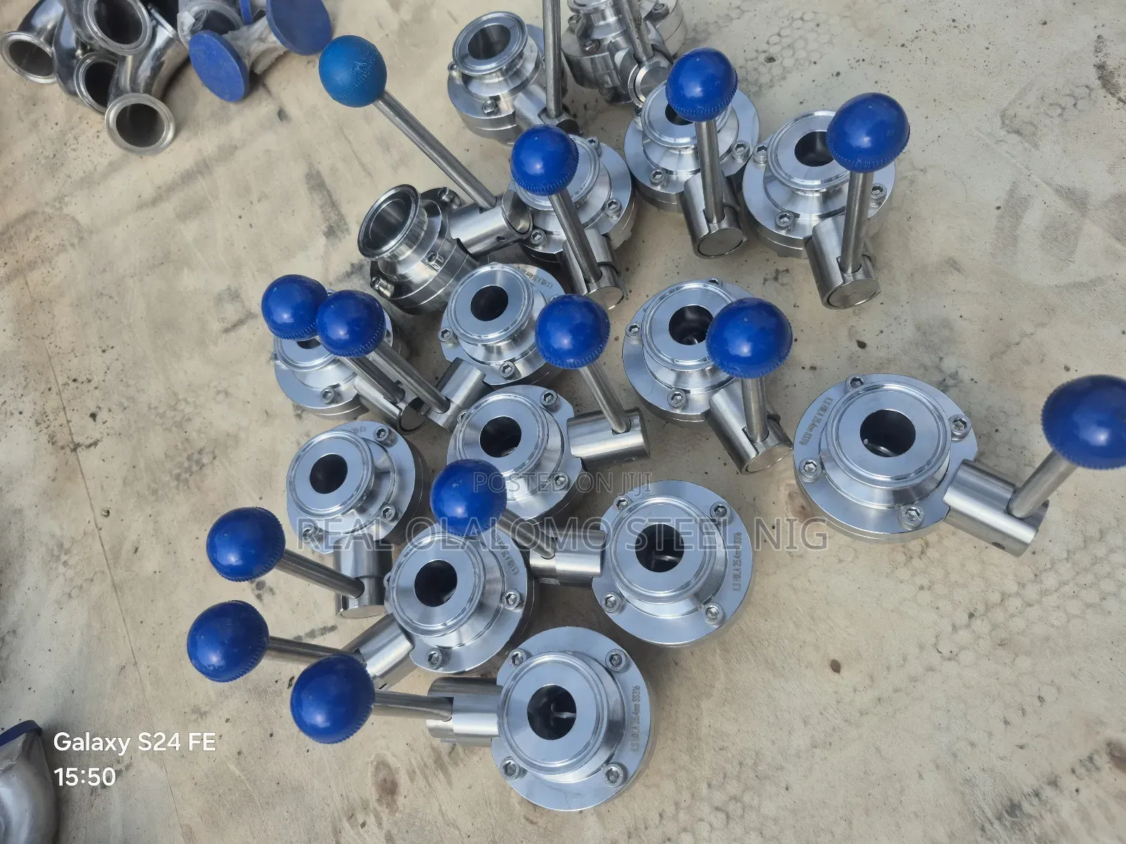 Dn 25 T C Butterfly Valve Ferrules
