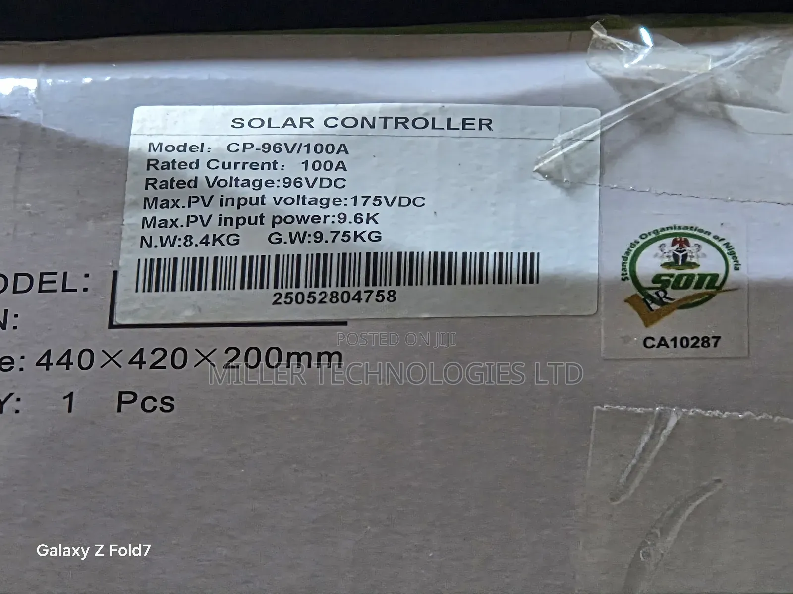 Yohako Charge Controller 100a 96v