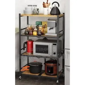 4 Layer Rack(Wooden Top)