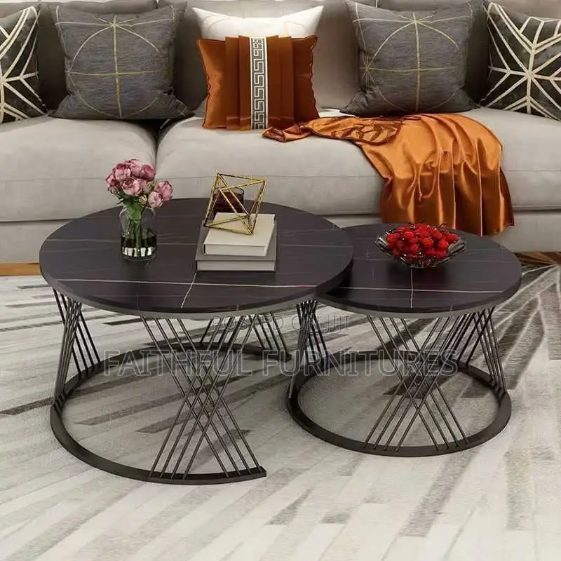 Black 2 in 1 Center Table