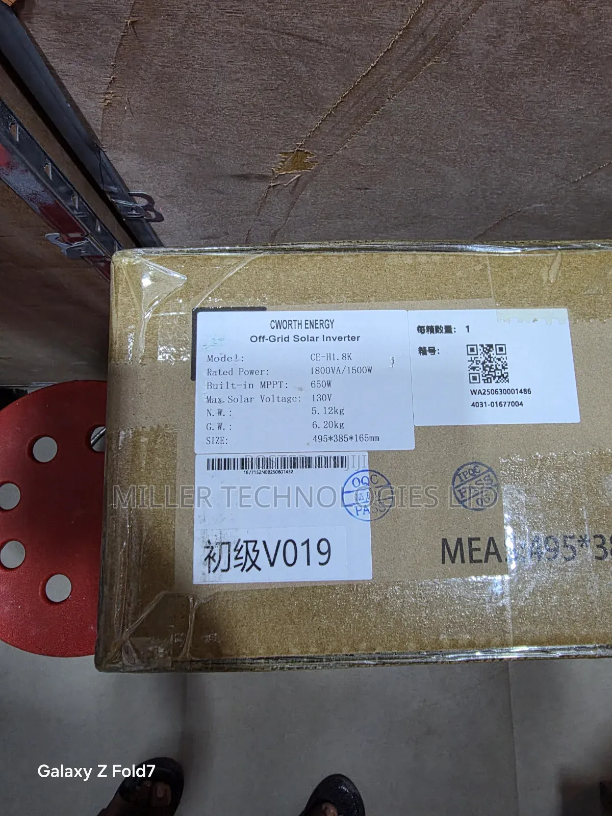 Cworth Inverter Hybrid 1.8kva 12v