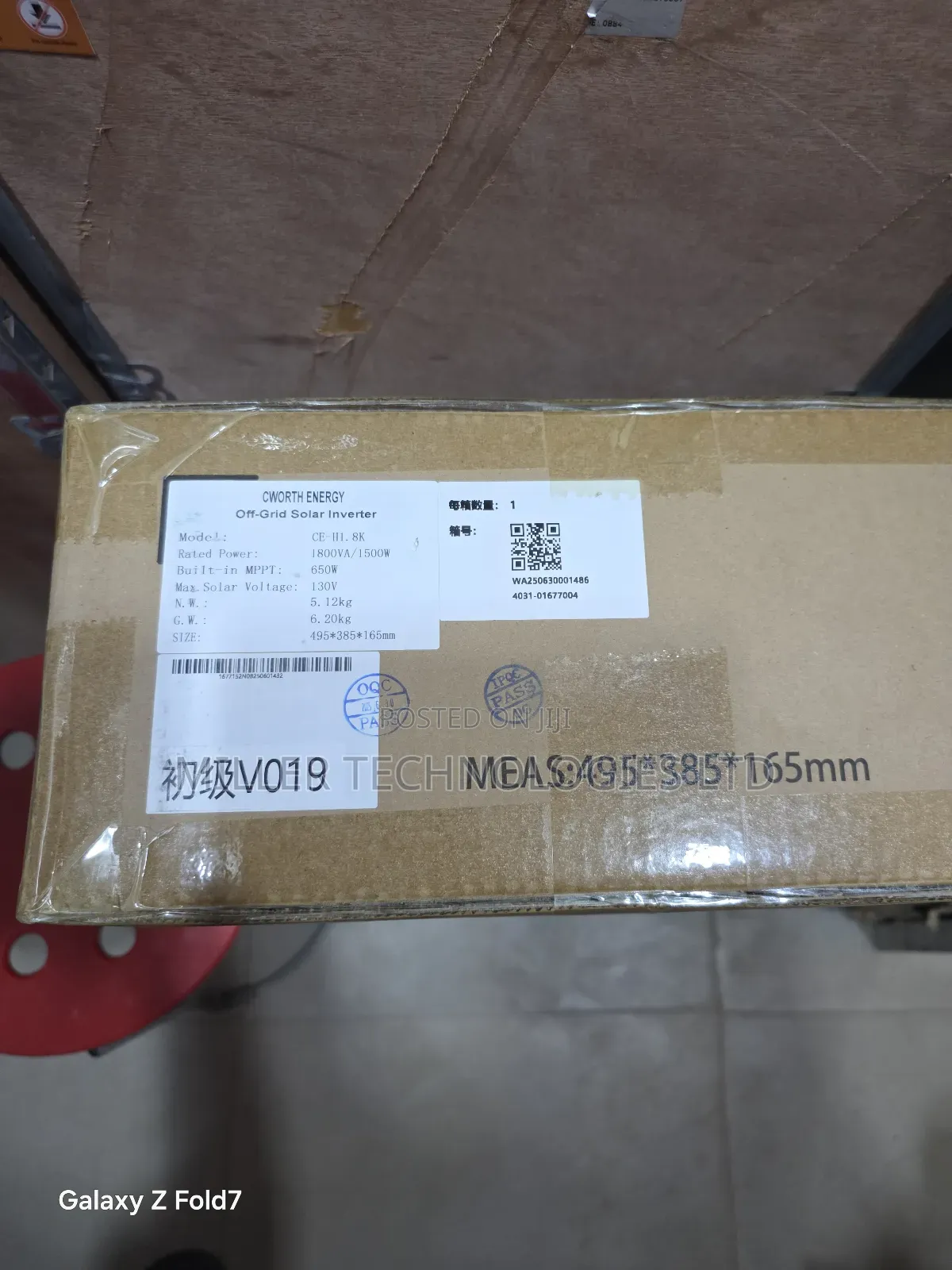 Cworth Inverter Hybrid 1.8kva 12v