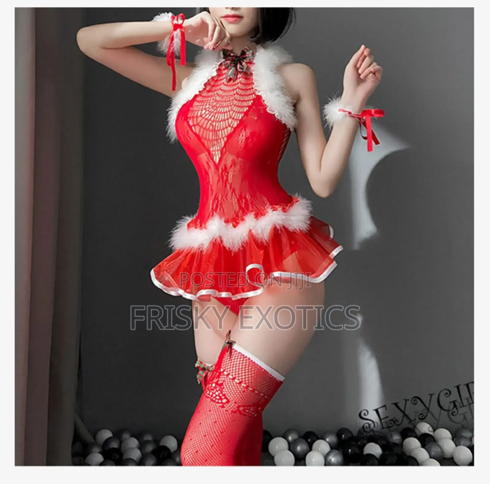 4pcs Costume Lingerie Set