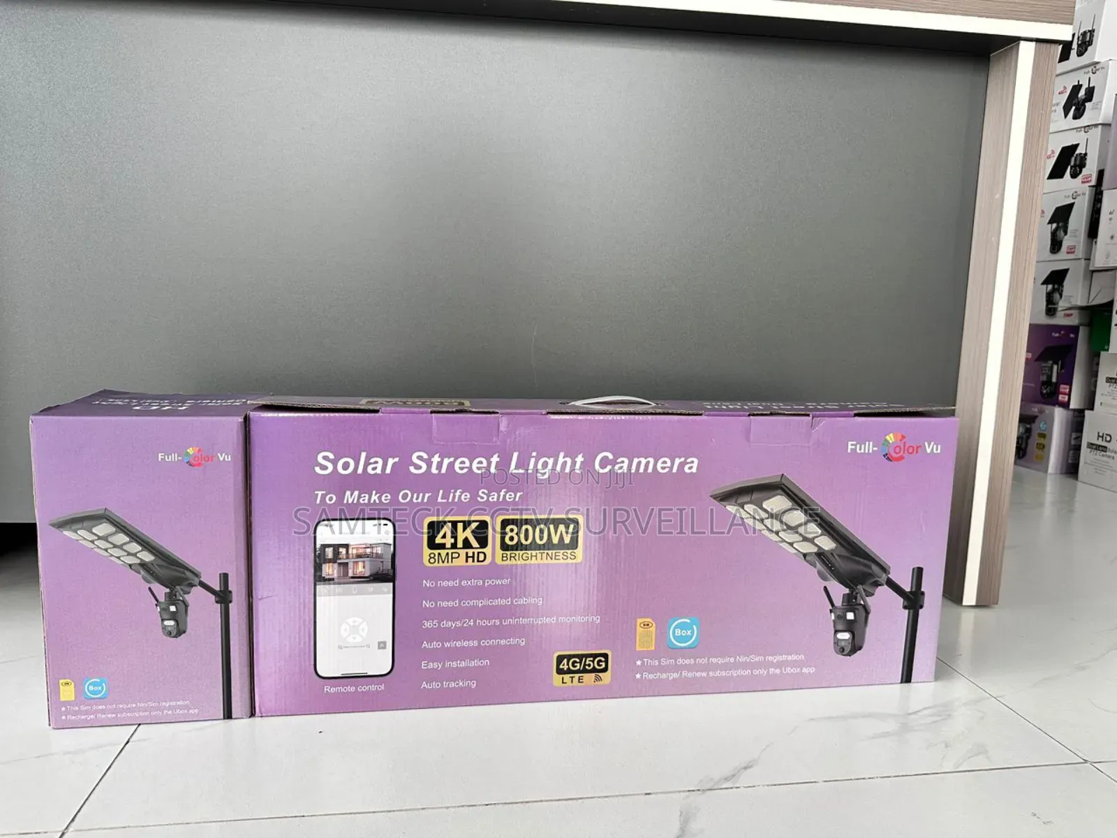 Solar Street Light Camera 800watt Dual Camera