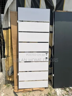 White 3ft By 8ft Extra Height Israeli Security Door