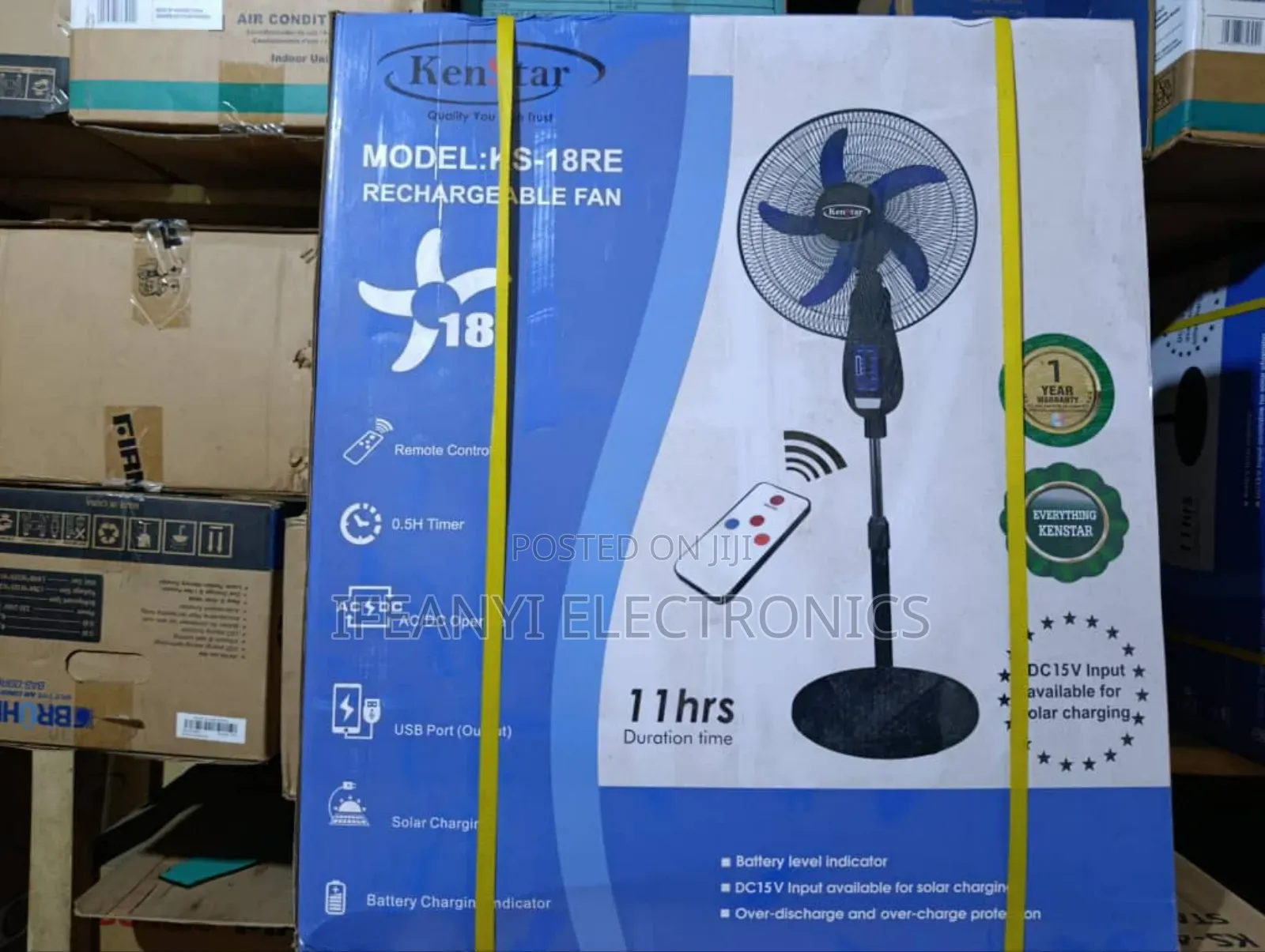 Kenstar Rechargeable Fan