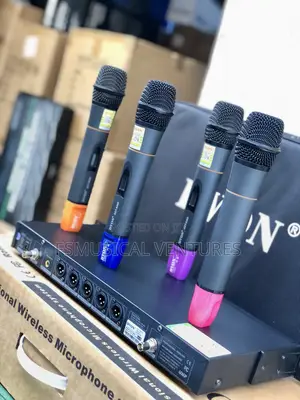 Magnetic 4in1 Wireless Microphones Systems