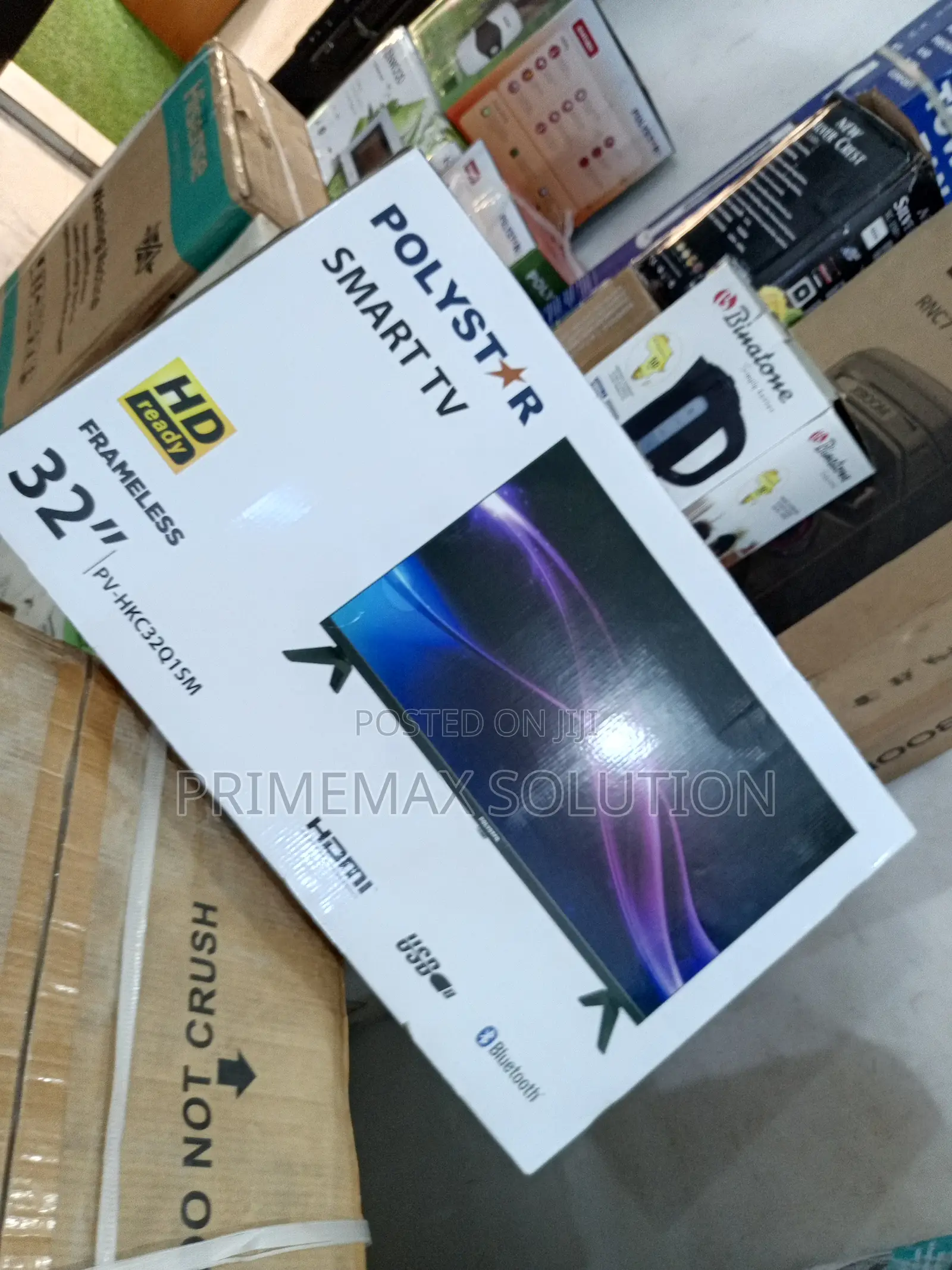 Polystar 32" Hd Smart Android Television - Black