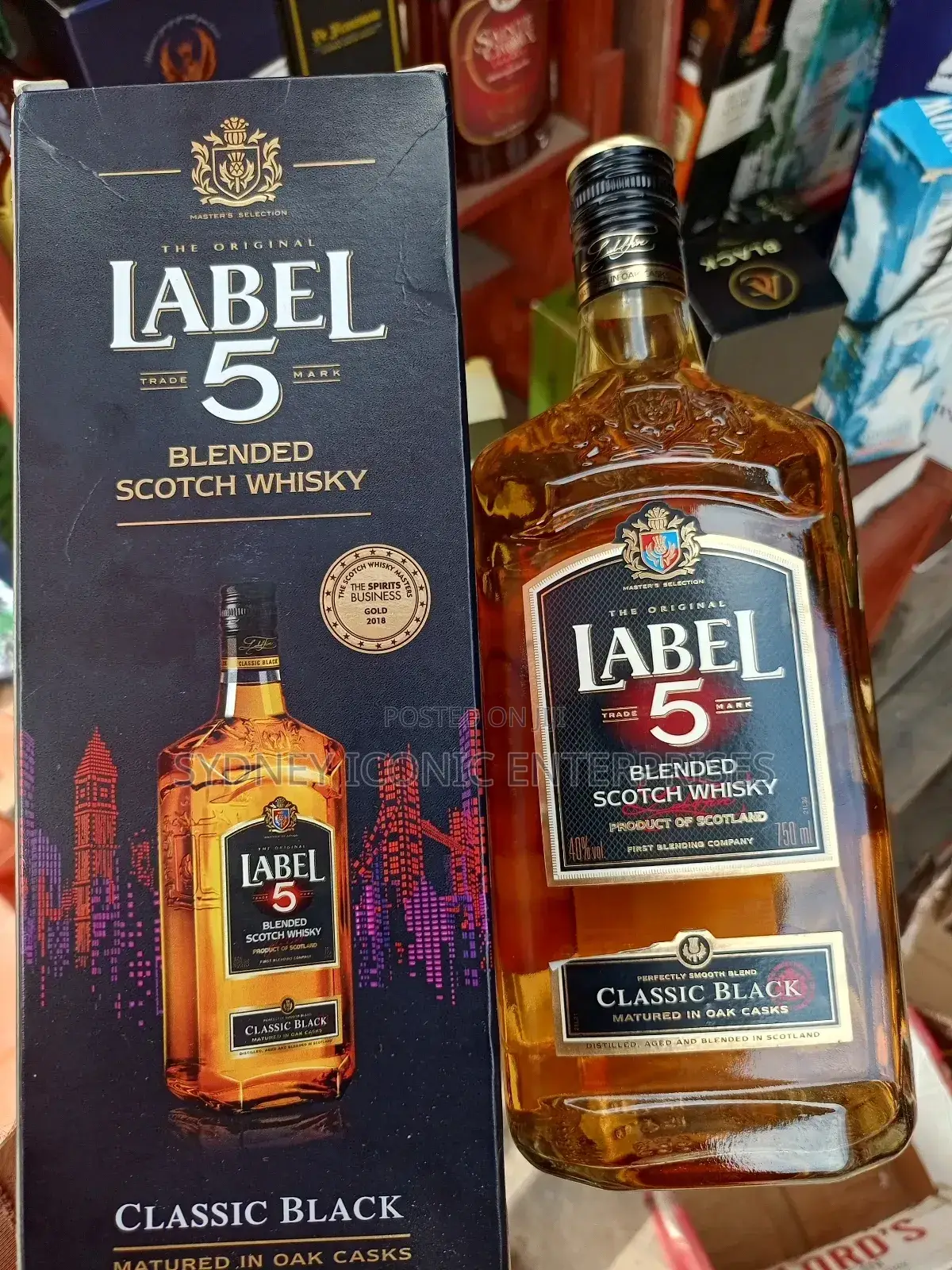 Label 5 Blended Scotch Whiskey