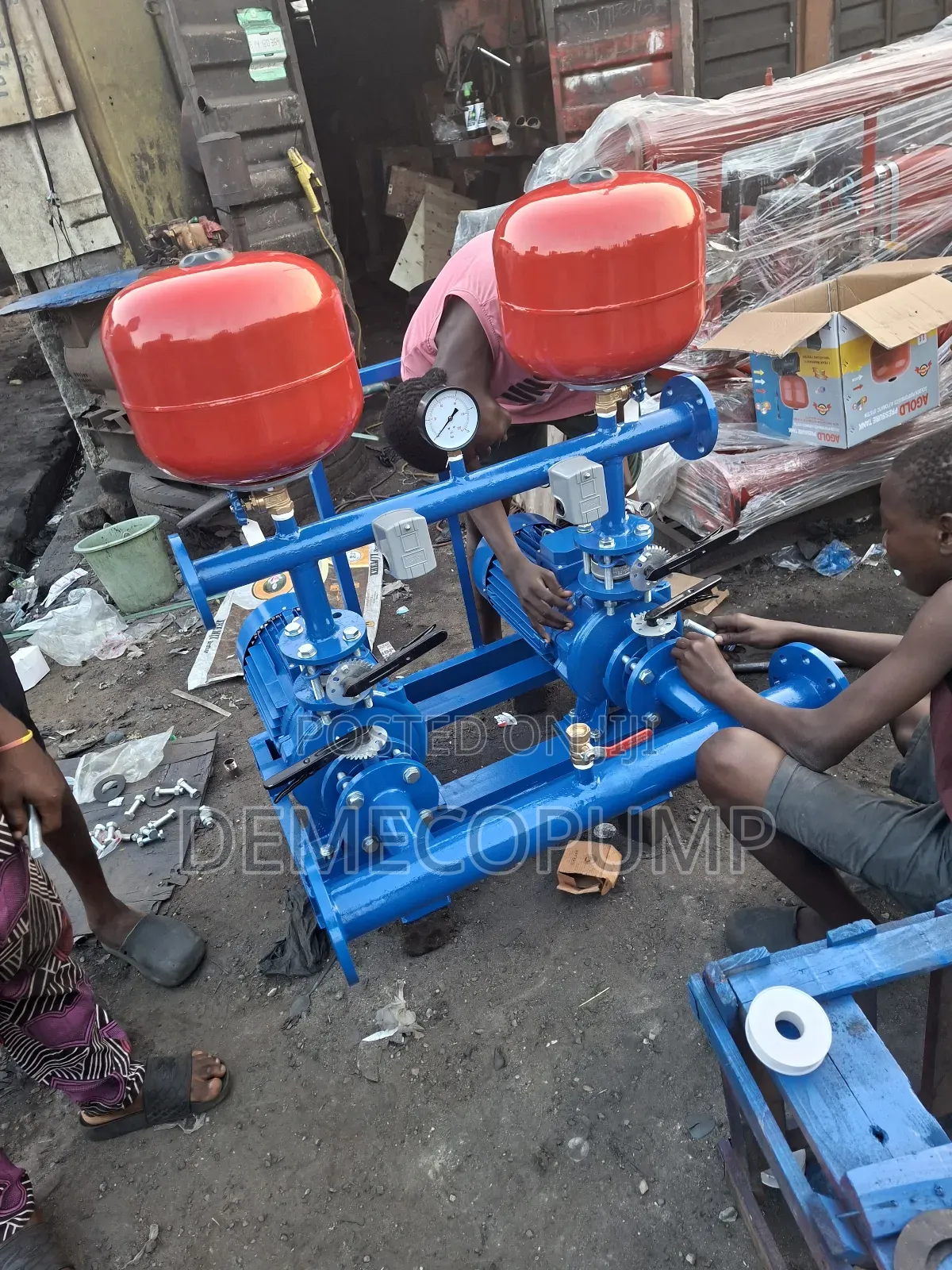 Booster Pump Machine