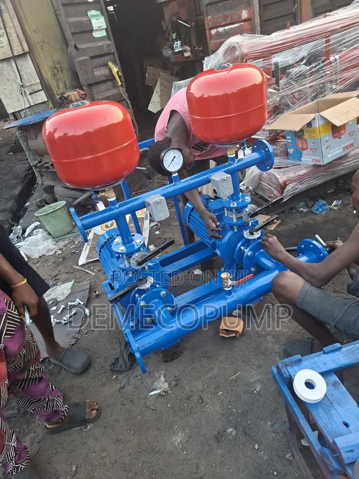 Booster Pump Machine