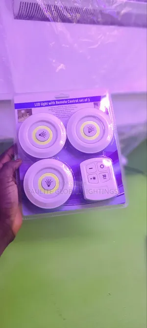 Lamp Under Cabinet Night Light Wireless Dimmable With Remote