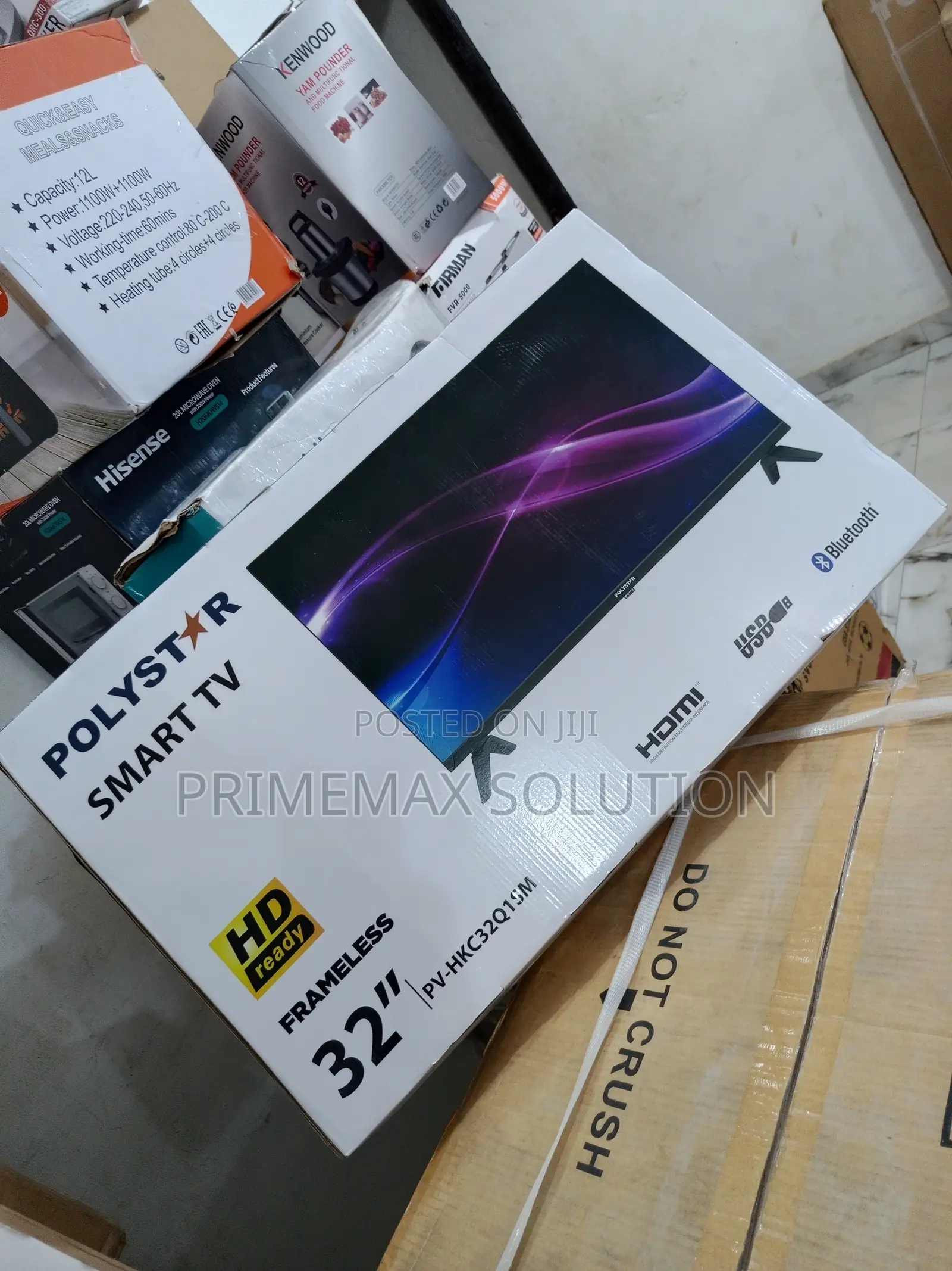 Polystar 32" Smart Tv - Watch Dstv, Gotv Without Decoder