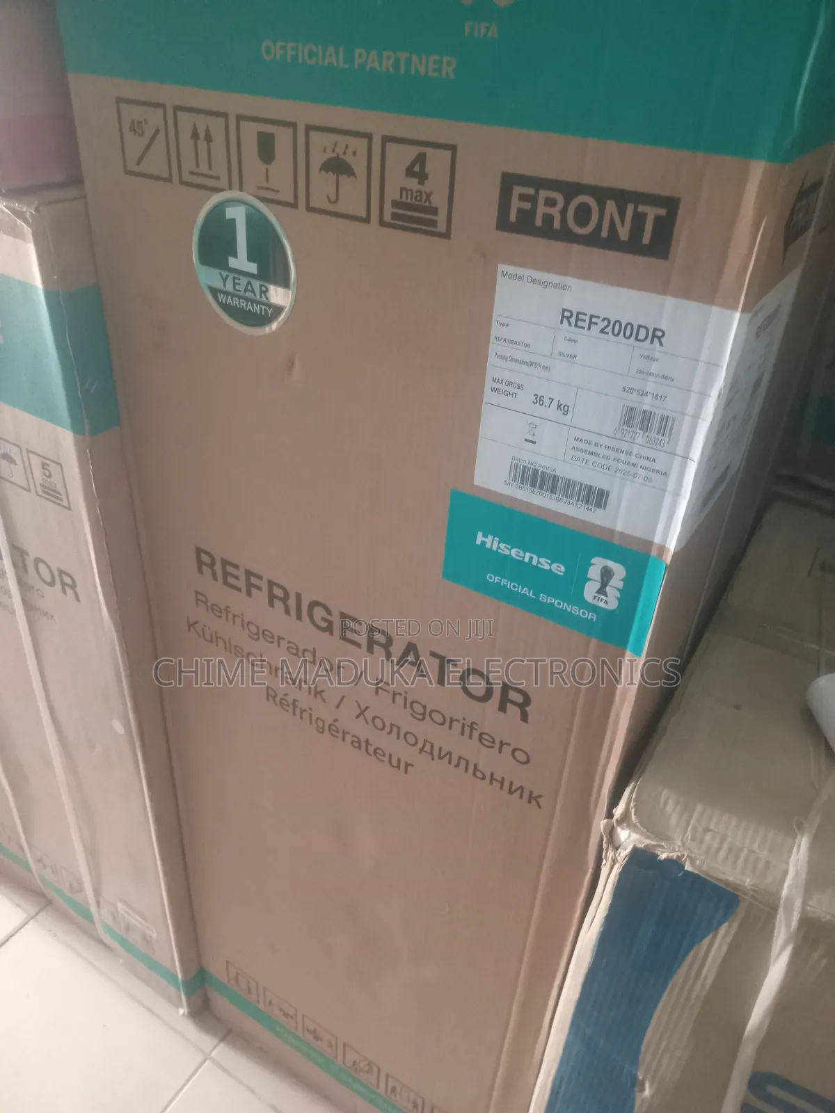 31kg Hisense Refrigerator