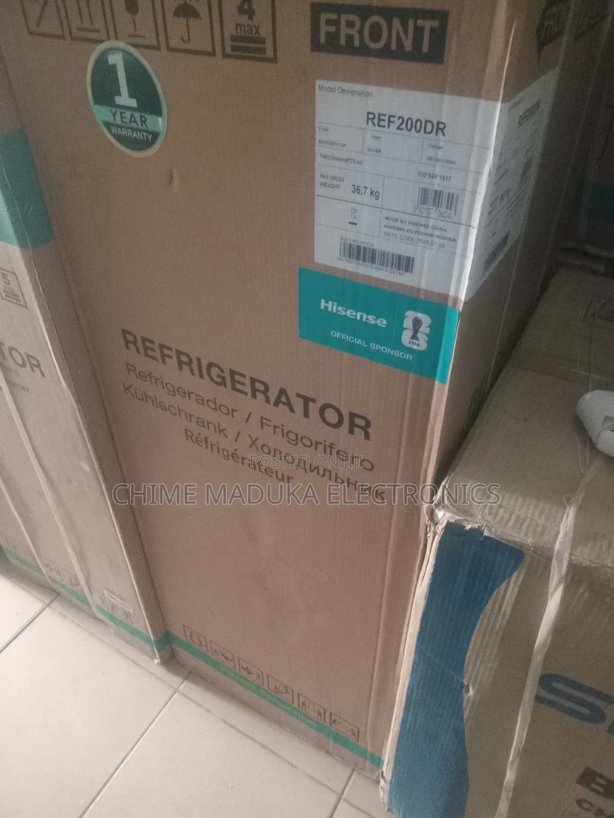 31kg Hisense Refrigerator
