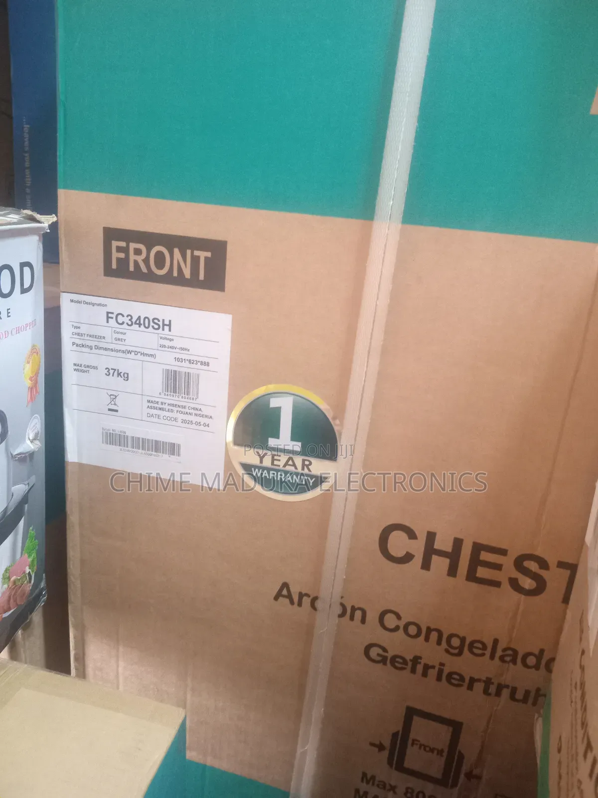 250lites Hisense Freezer