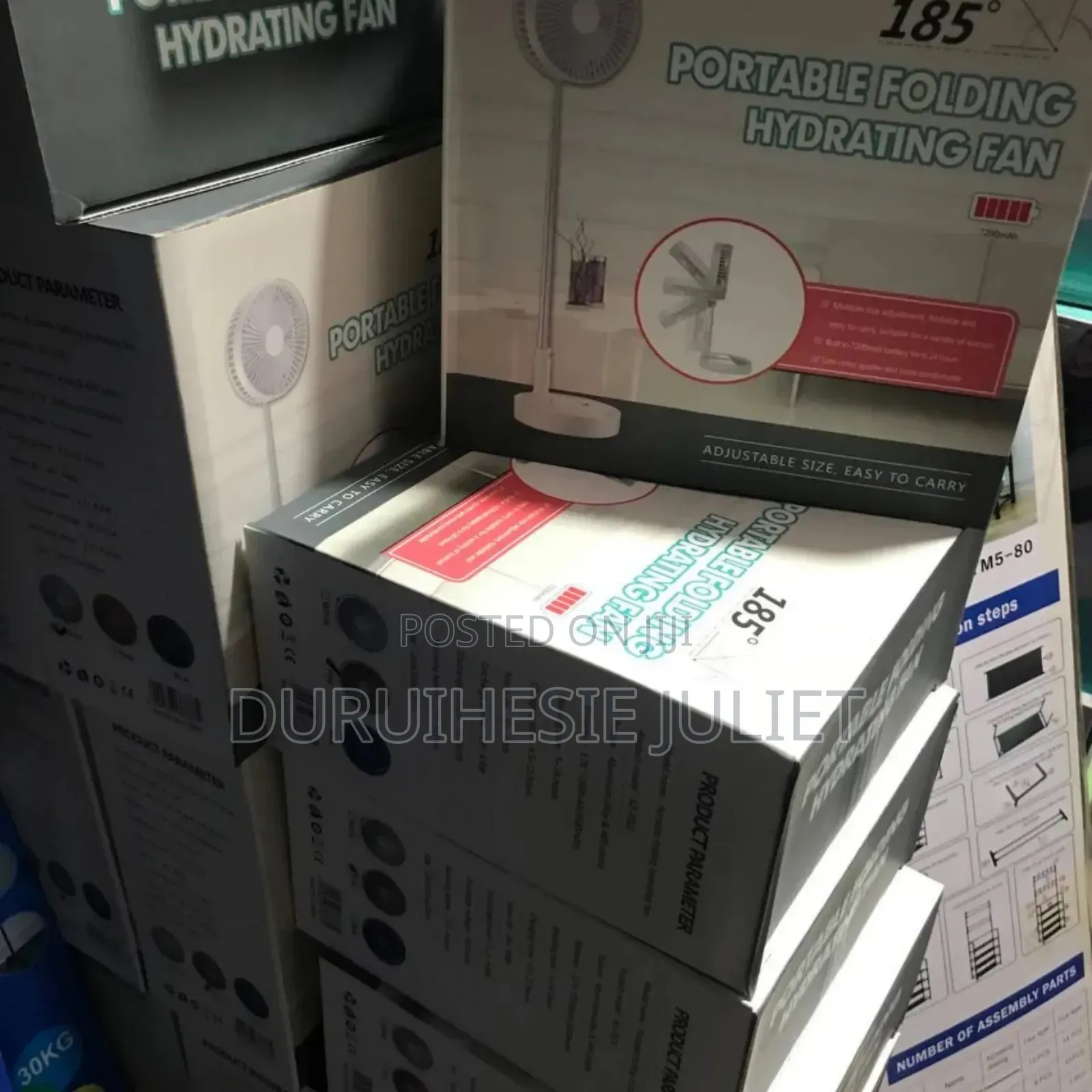 Foldable Long Pole Fan
