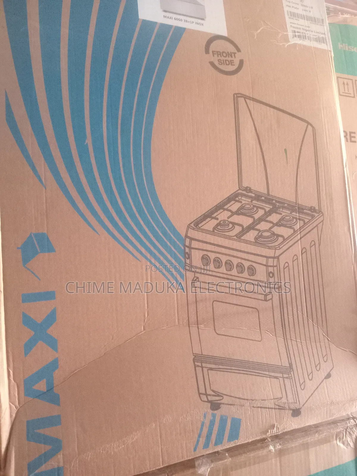 60x60 Silver Maxi Gas Cooker