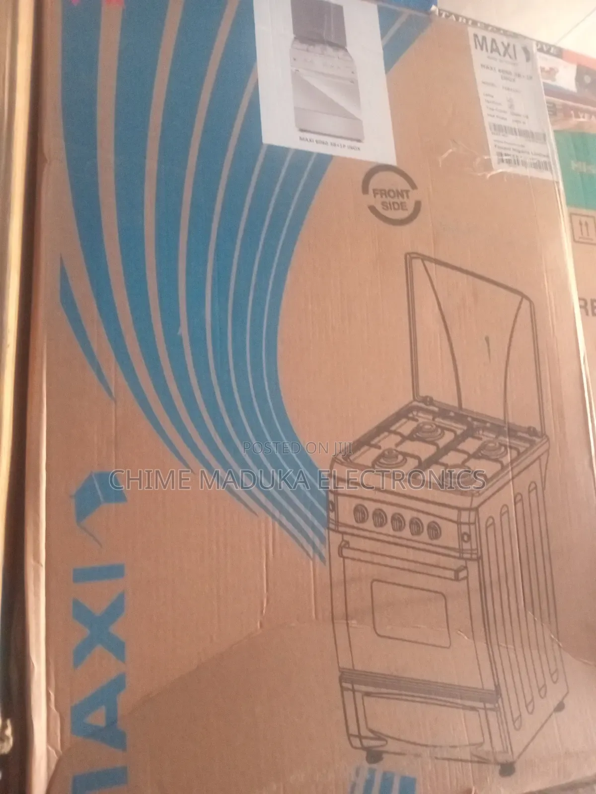 60x60 Silver Maxi Gas Cooker
