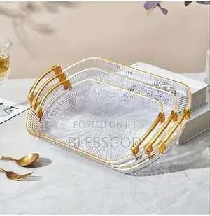 Generic 3 in 1 Acrylic Serving Tray