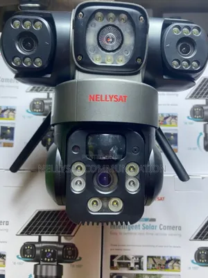 V380 Complete 3 Lens Solar CCTV Camera