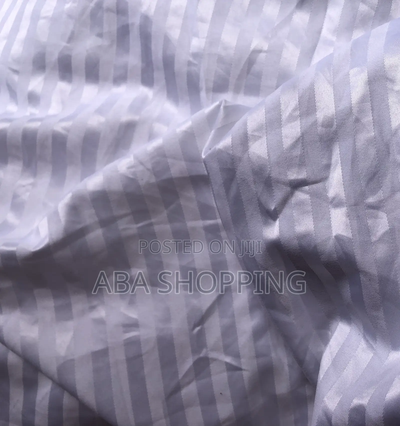 White Stripe Cotton Bedsheet in Aba, Abia State