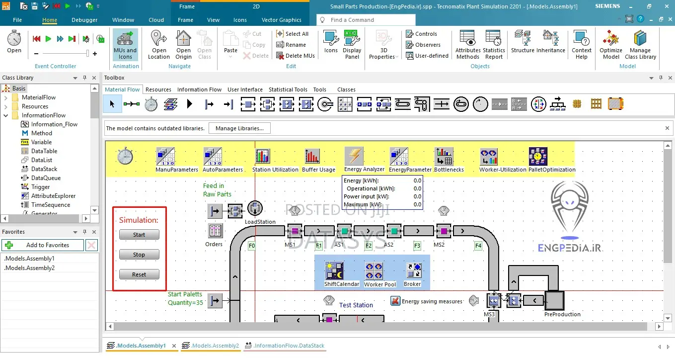 Siemens Tecnomatix Plant Simulation