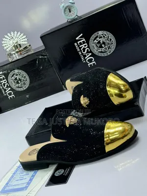 Versace Men's Studded Half Shoe