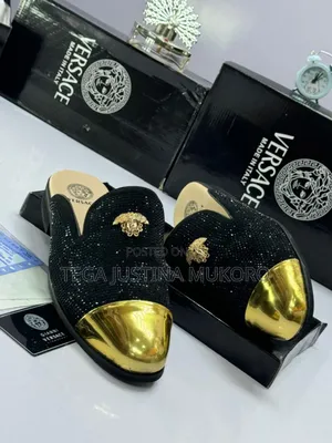 Versace Men's Studded Half Shoe