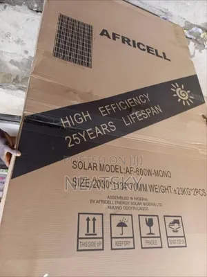 Africell-600w Mono Solar Panel