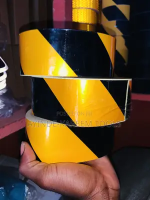 Reflectives Tape 2inchs (Black And Yellow)