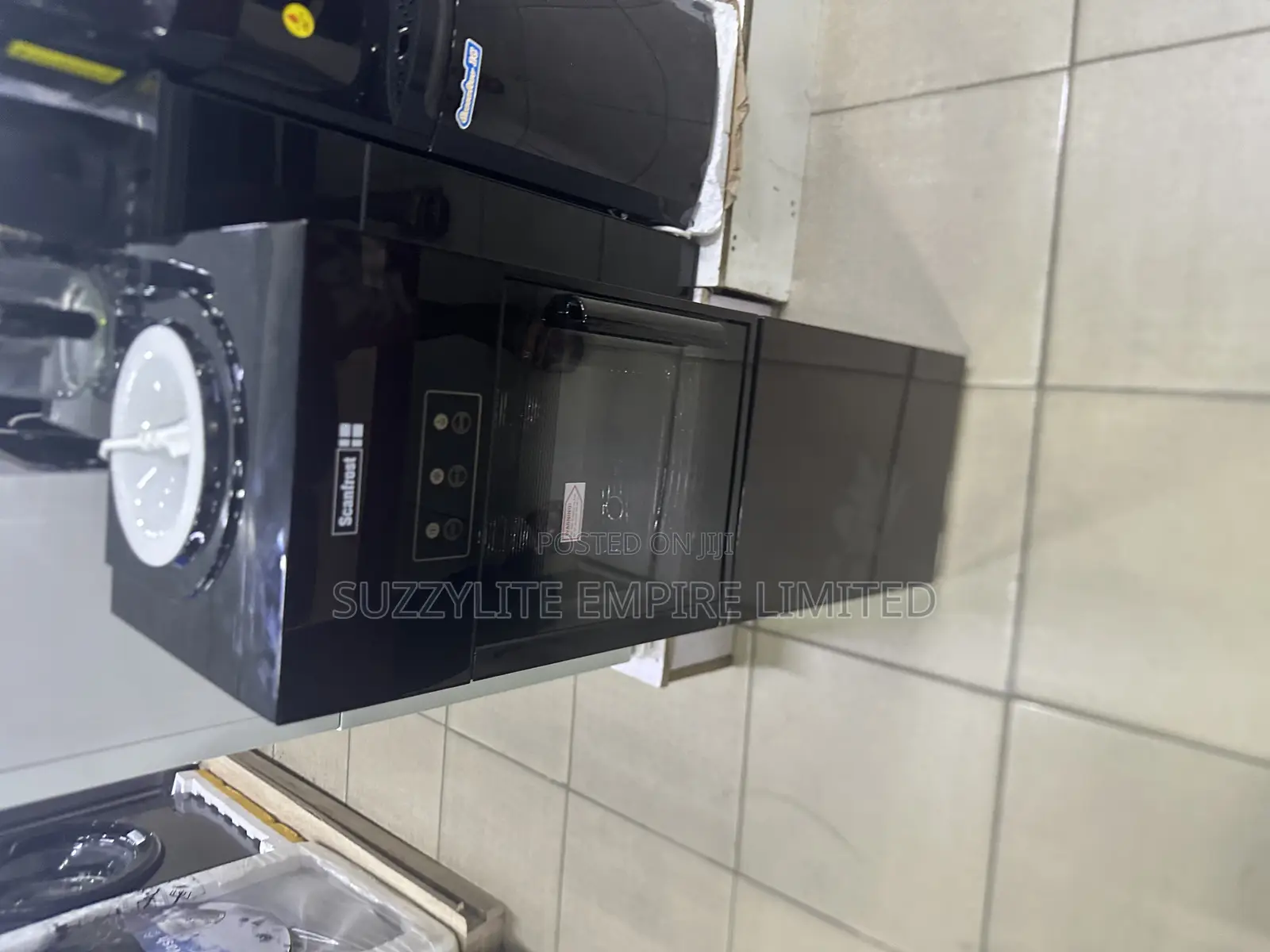 Scanfrost Touch Pad Digital Water Dispenser Black
