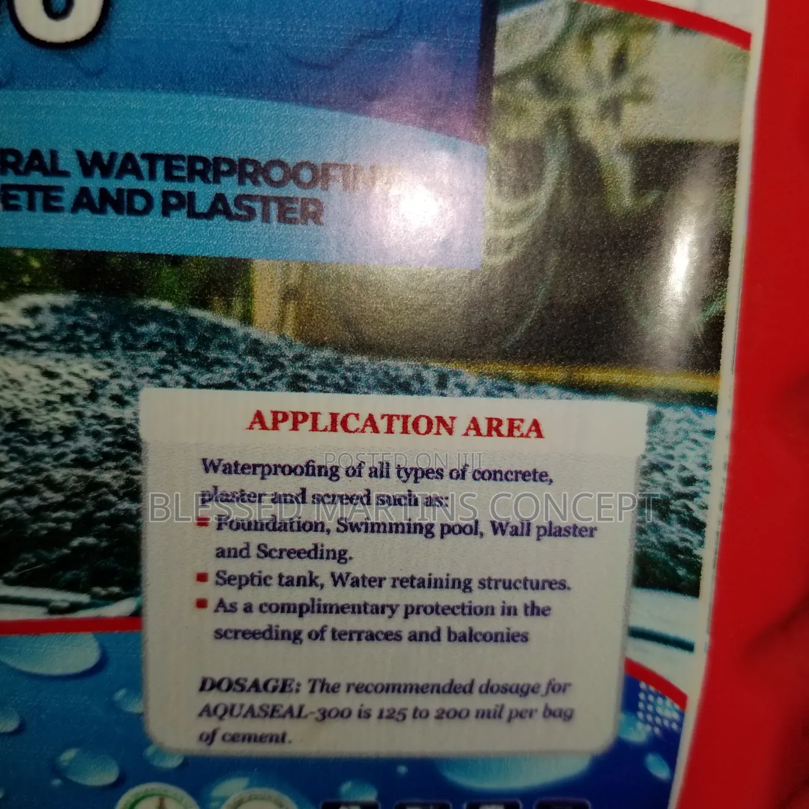 5 Liters Aquaseal 300 Waterproofing Compound