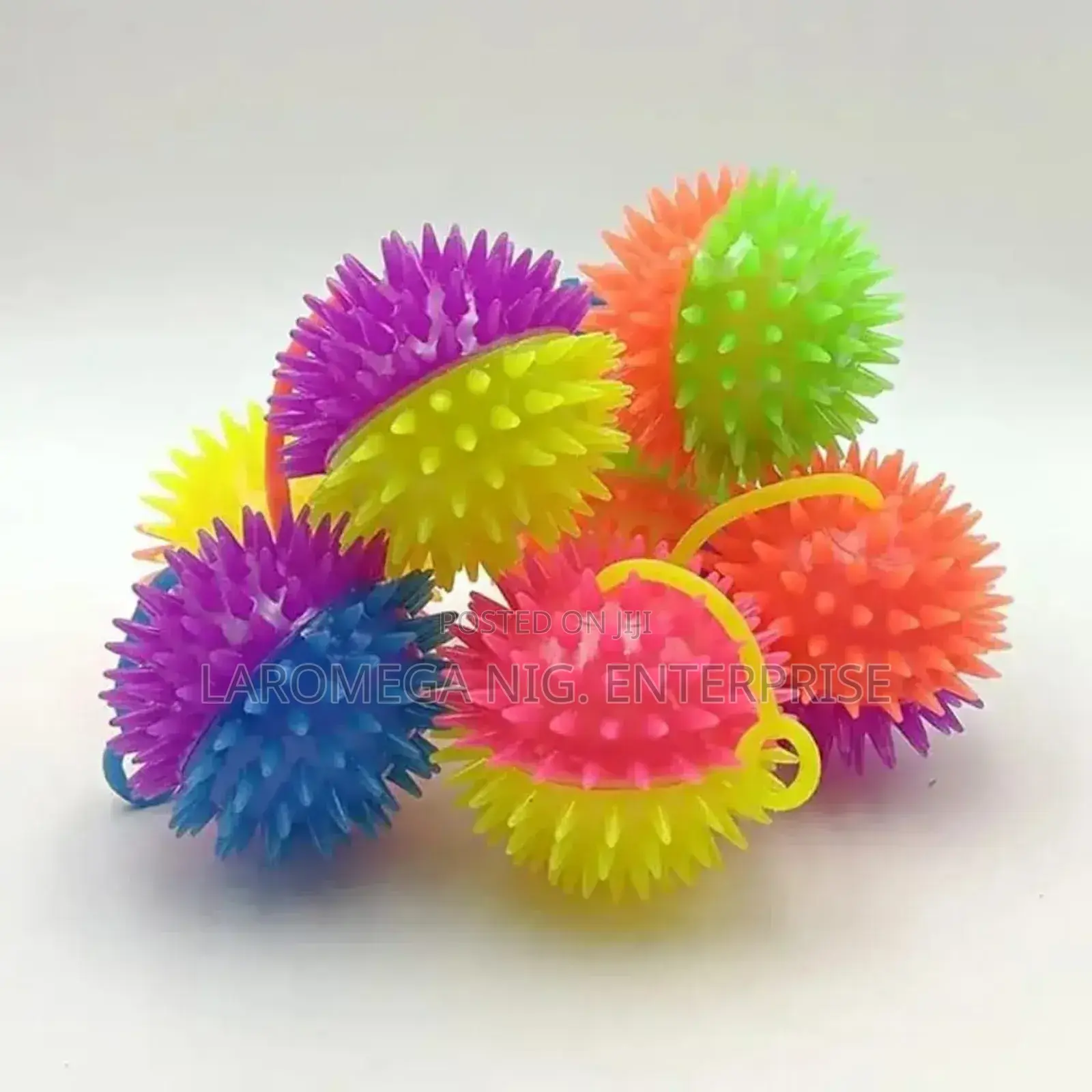E-Light Spiky Rubber Toy