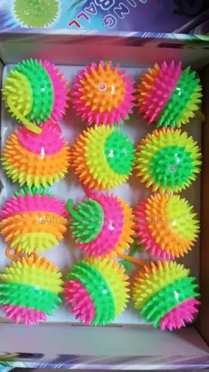 E-Light Spiky Rubber Toy