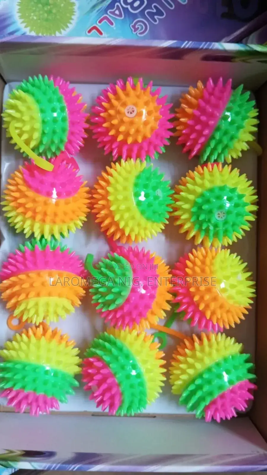 E-Light Spiky Rubber Toy