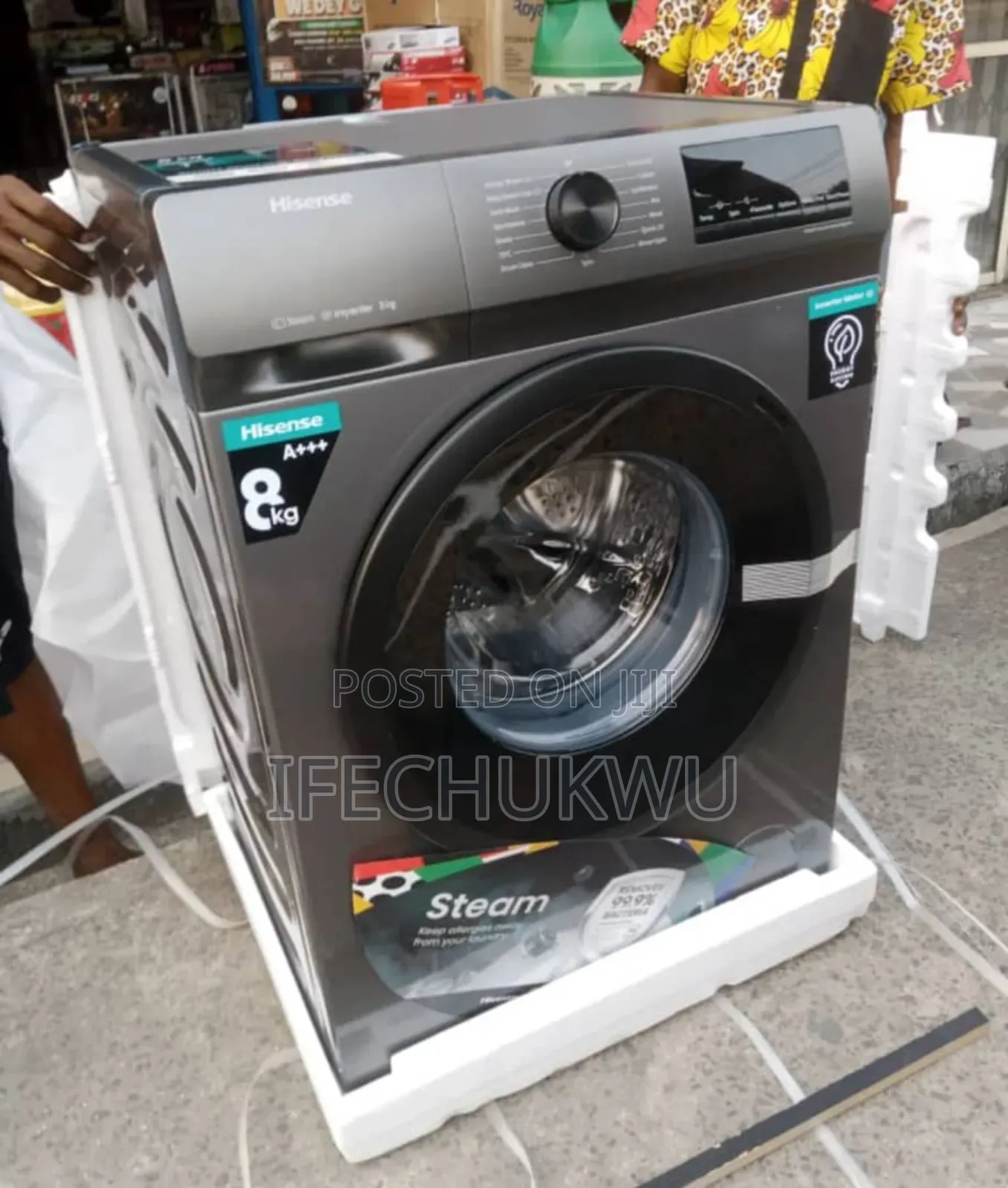 Original Hisense 8kg Inverter Automatic Washing Machine Front Load
