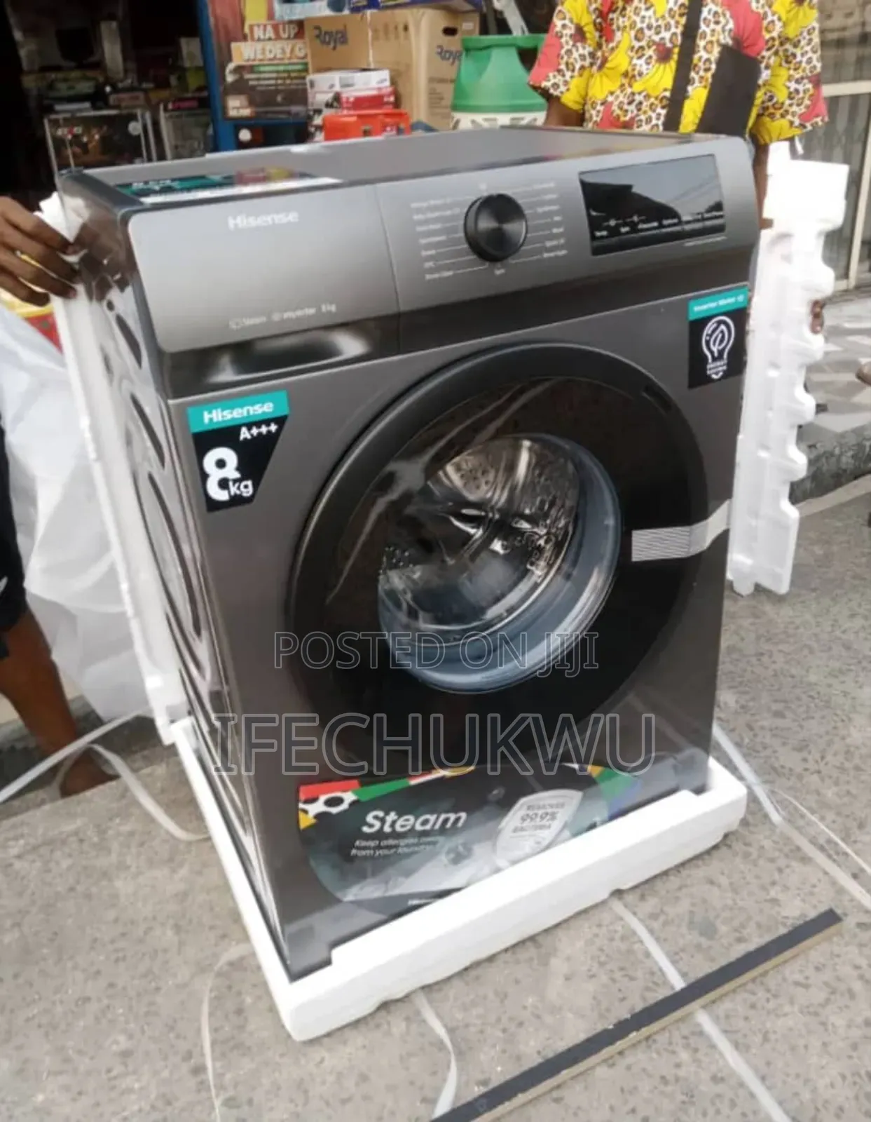 Original Hisense 8kg Inverter Automatic Washing Machine Front Load