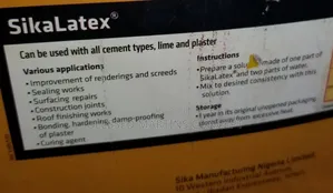 5 Liters Sika Latex Waterproofing Prevent Water Lickage From Walls,Etc