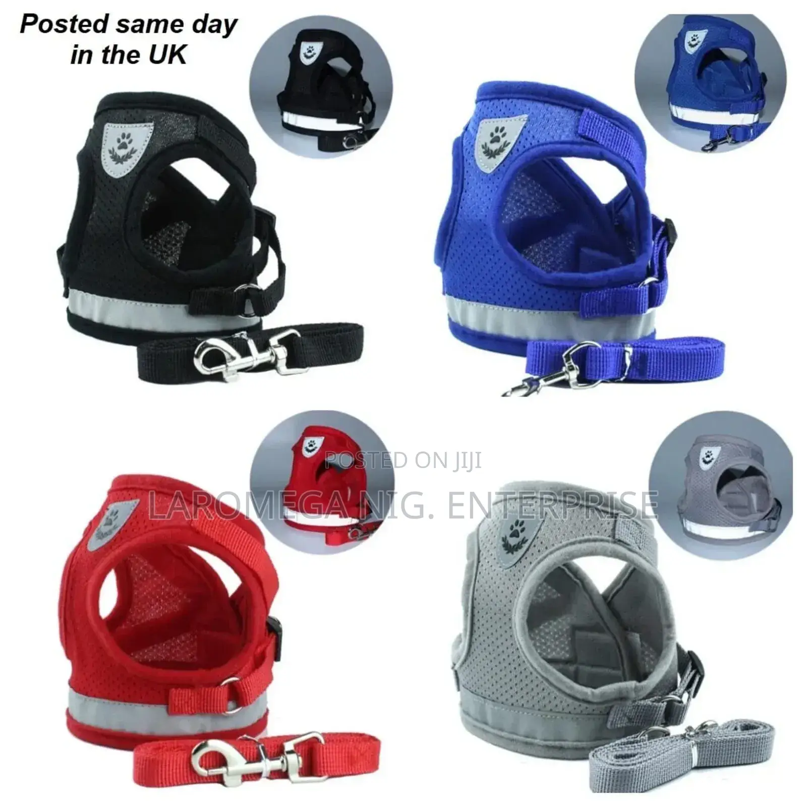 Breathable No-Pull Pet Harness Leash